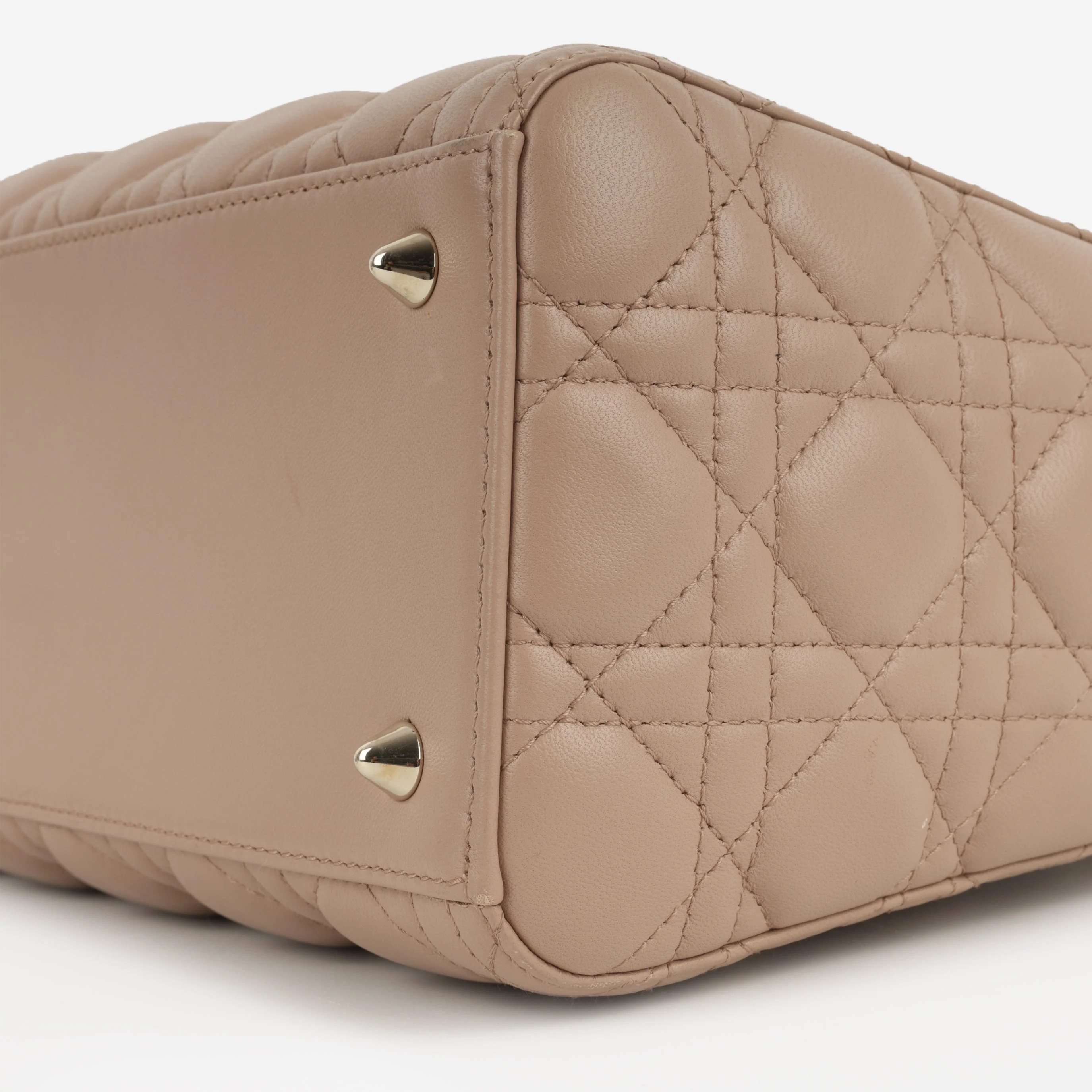 Dior Medium Lady Dior - Blush Lambskin | Champagne Gold Hardware - Image 6