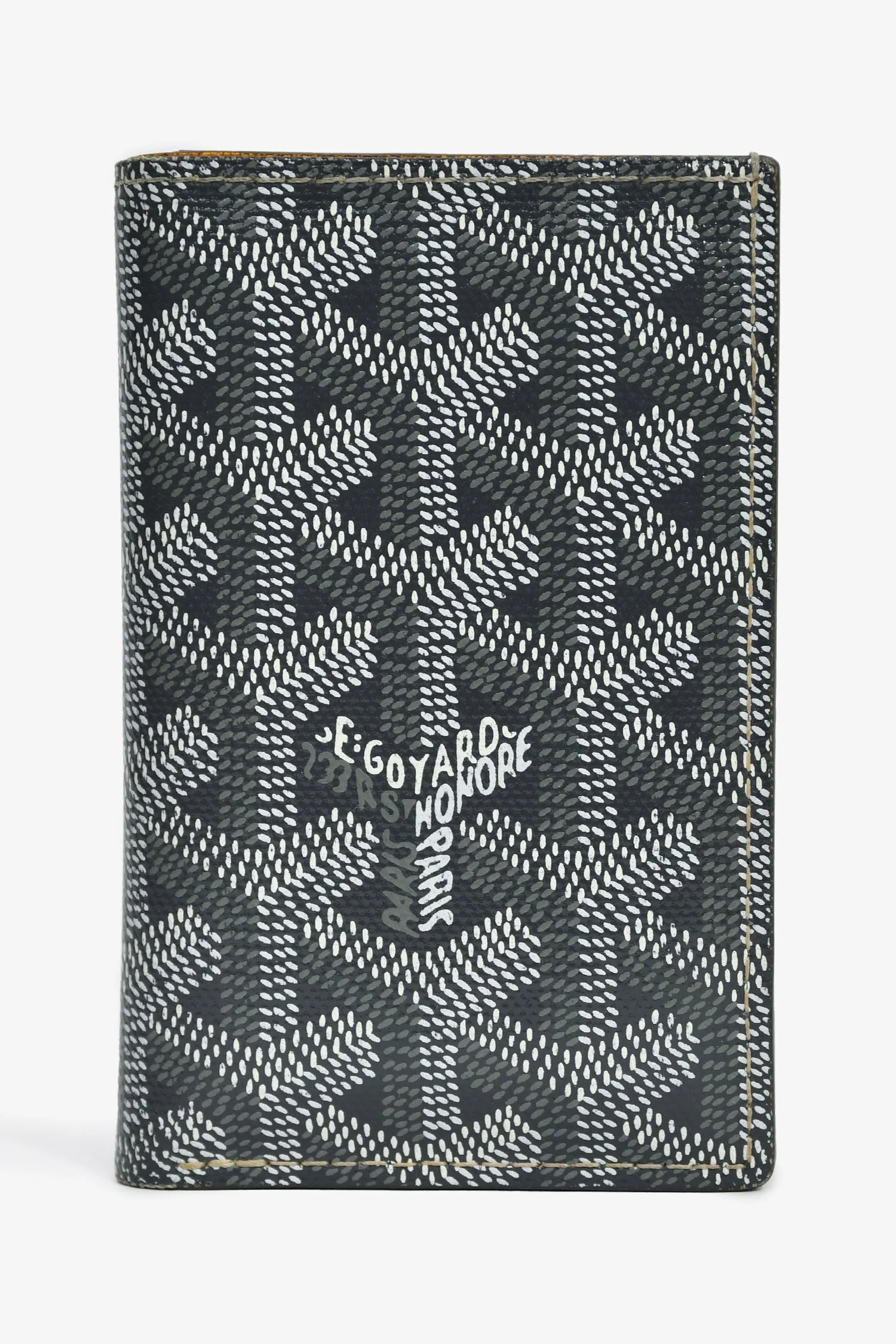 Goyard Grey Goyardine Leather Saint-Marc Card Wallet