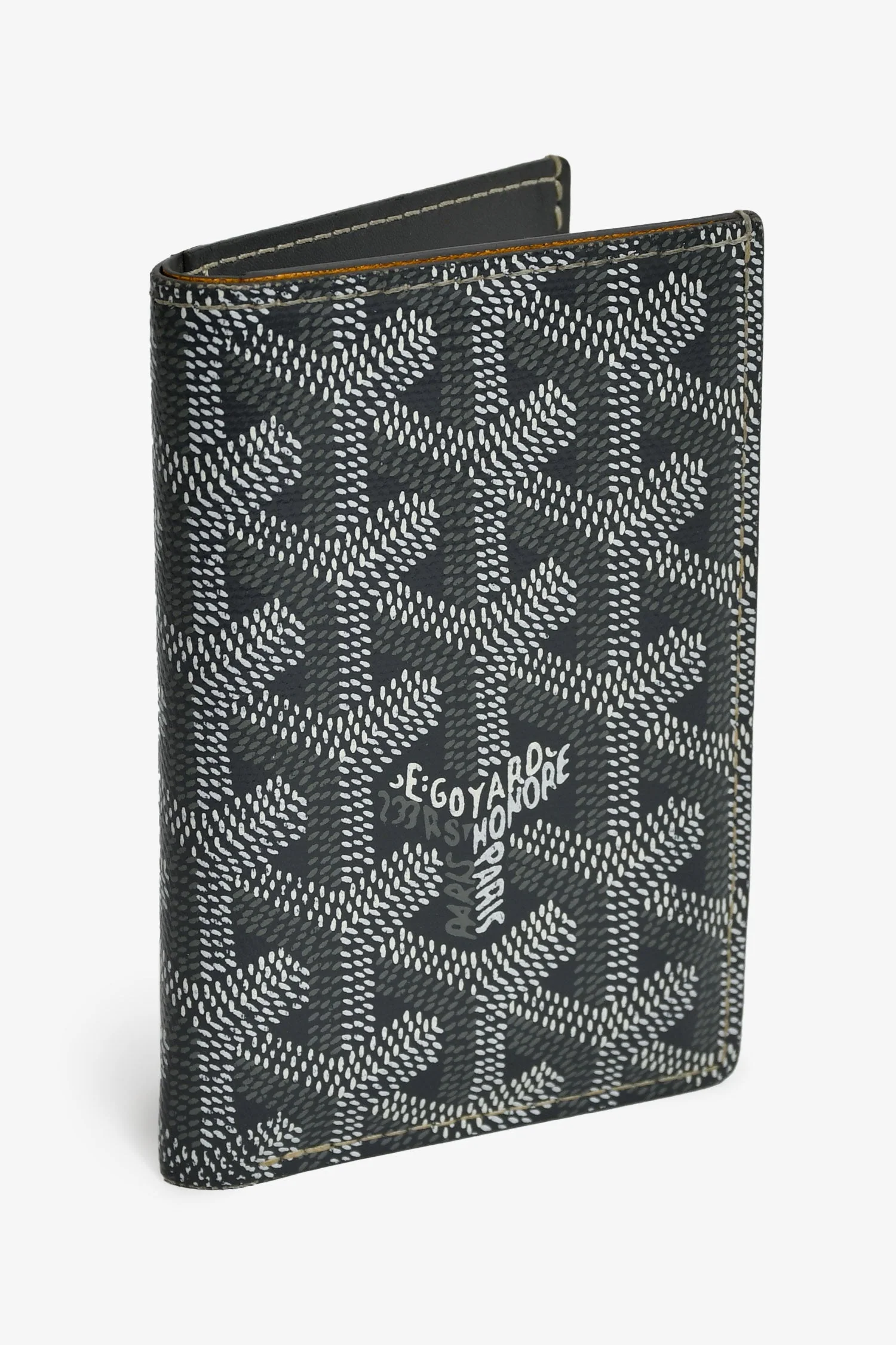 Goyard Grey Goyardine Leather Saint-Marc Card Wallet - Image 3