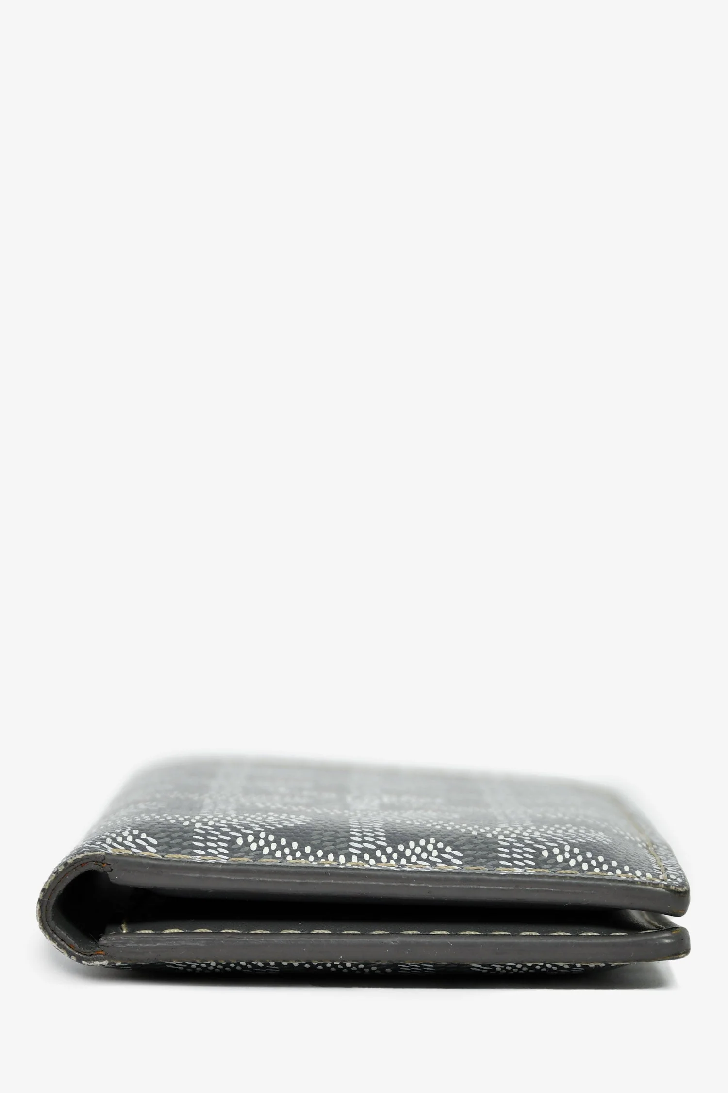 Goyard Grey Goyardine Leather Saint-Marc Card Wallet - Image 6